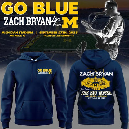 Limited Edition Michigan Fb Zach Michigan Stadium Tour Hoodie