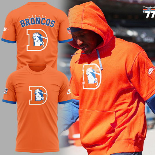 Denver Broncos NFL 2024 Limited Throwback To 77 T-Shirt