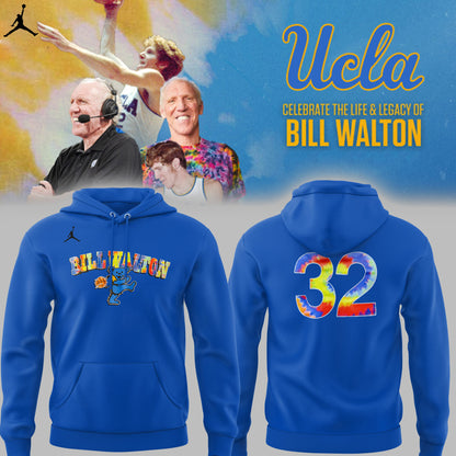 UCLA honors the late Bill Walton limited edition Hoodie