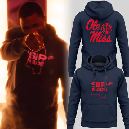 Limited Edition Ole Miss Football Sip Made Back Hoodie 2025
