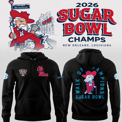 Ole Miss Rebels 2026 Sugar Bowl Champions Limited Edition Combo Hoodie