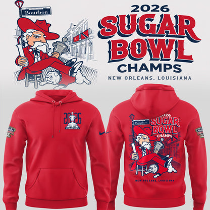Ole Miss Rebels 2026 Sugar Bowl Champions Limited Edition Combo Hoodie