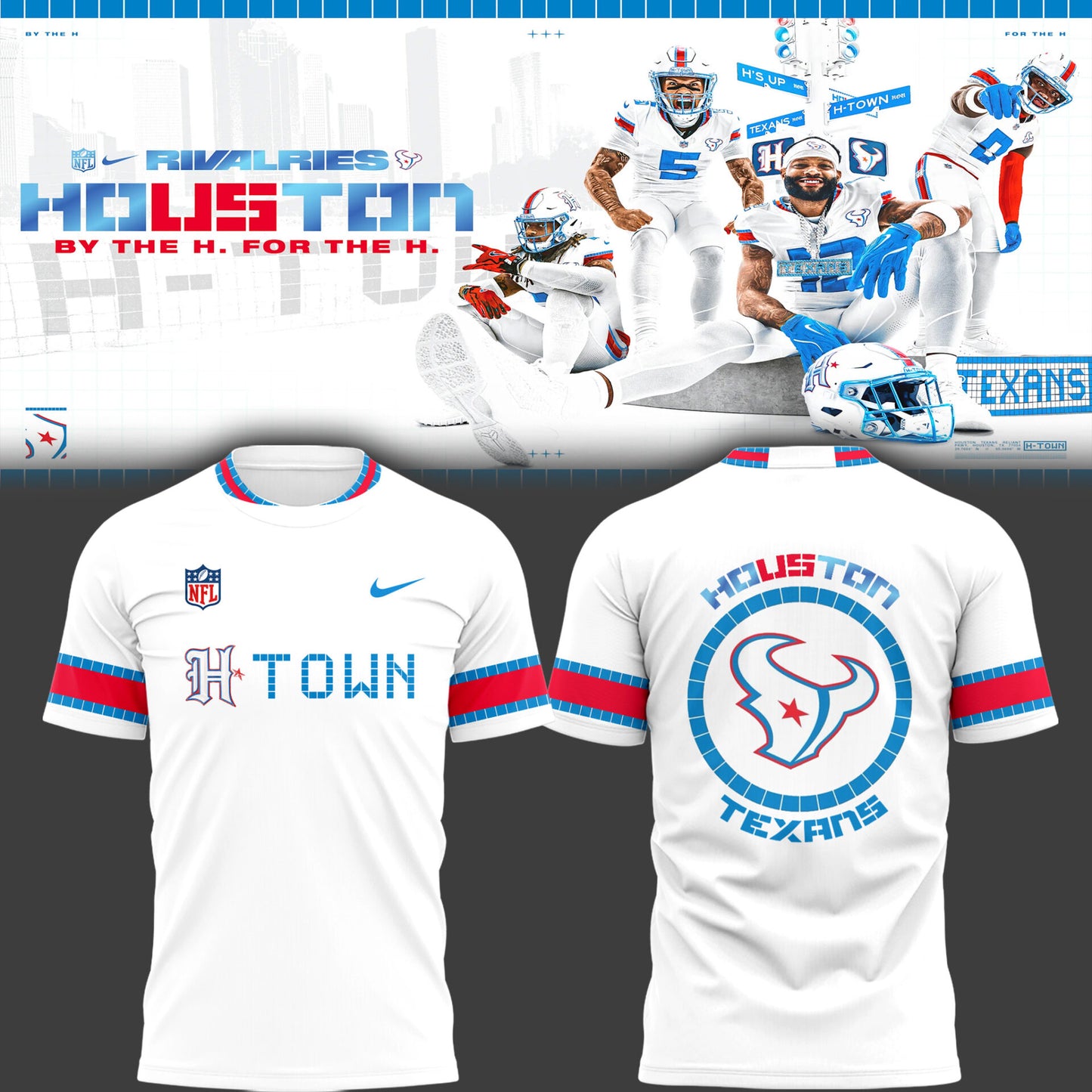 Houston Texans Rivalries Football 2026 T-Shirt