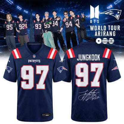 NE Patriots x BTS World Tour 2026 Limited Edition Jersey