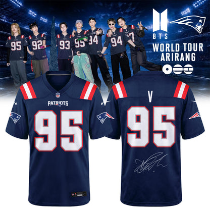 NE Patriots x BTS World Tour 2026 Limited Edition Jersey