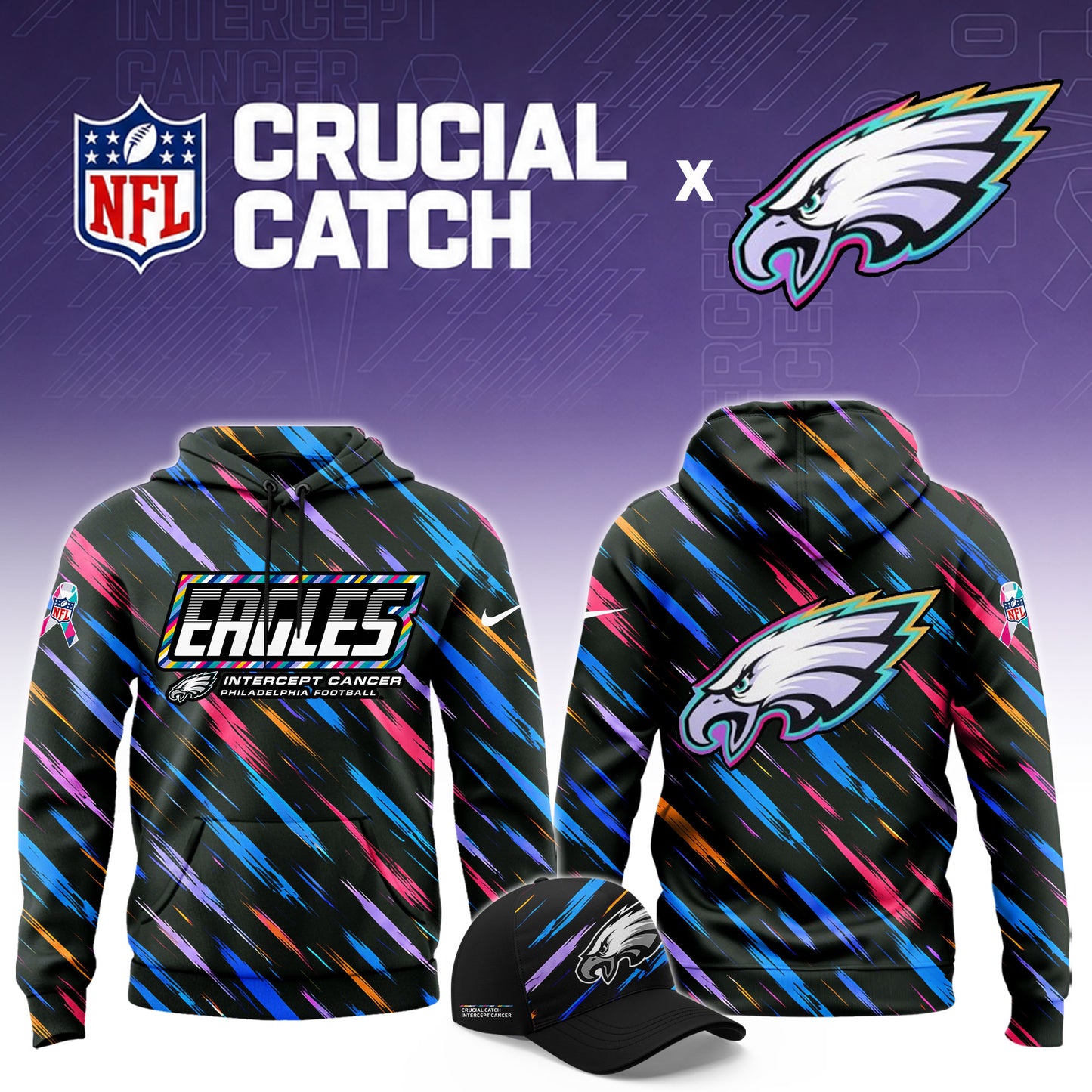 Philadelphia Eagles 2026 Crucial Catch Limited Hoodie