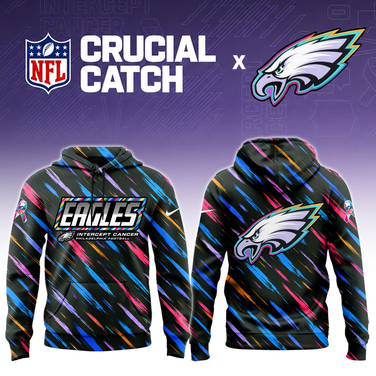 Philadelphia Eagles 2026 Crucial Catch Limited Hoodie