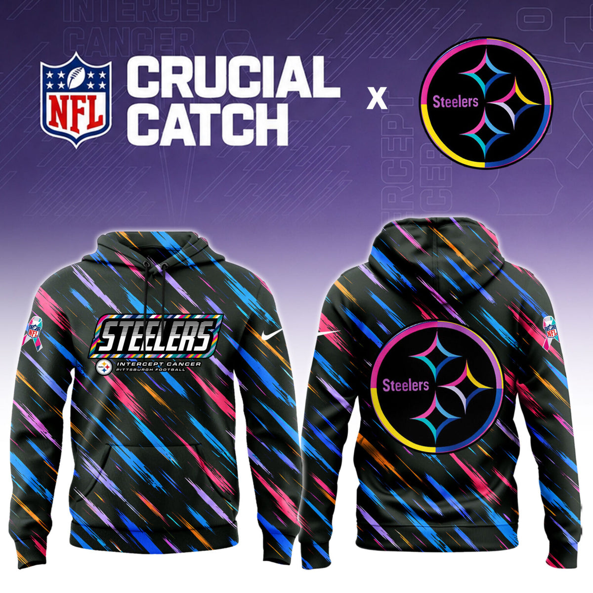 Pittsburgh Steelers 2026 Crucial Catch Limited Hoodie