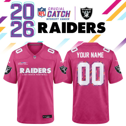 NFL Crucial Catch 2026 Pink Limited Edition Jersey