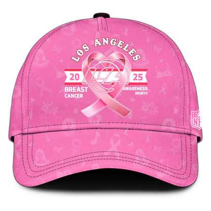 Los Angeles Rams Special Breast Cancer Awareness Month Limited Edition Hoodie 2025