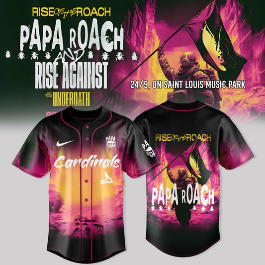 St. Louis Cardinals X Papa Roach Rise of the Roach Tour Merch