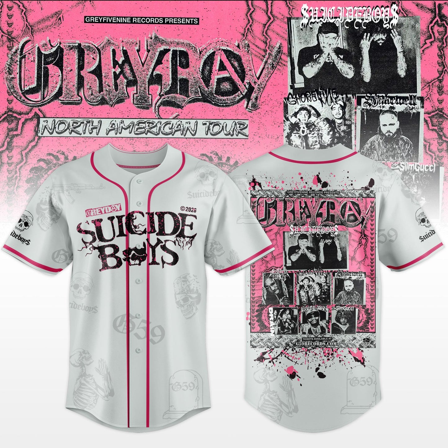 $$ Greyday 2026 – North American Tour Jersey