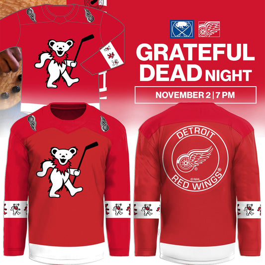 Grateful Dead Night Limited Edison Hockey Jersey