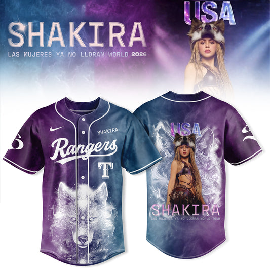 Texas Rangers x Las Mujeres Ya No Lloran World Tour 2026 Edition Jersey