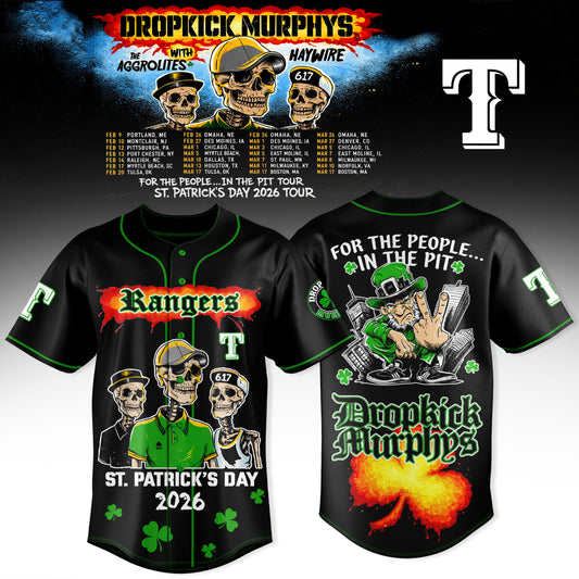 Texas Rangers x Dropkick Murphys St. Patrick’s Day 2026 Tour