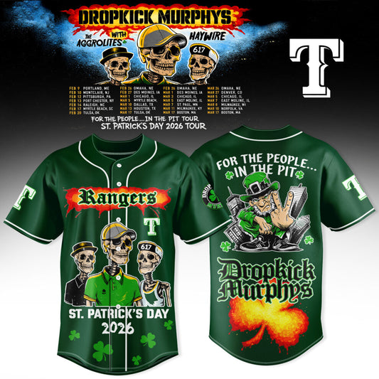 Texas Rangers x Dropkick Murphys St. Patrick’s Day 2026 Tour