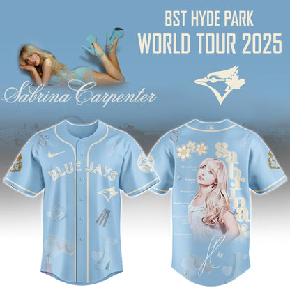Toronto B Jays x Sabrina Carpenter Short n™ Sweet Tour� Jersey Editions Limited +Selling Out Fast
