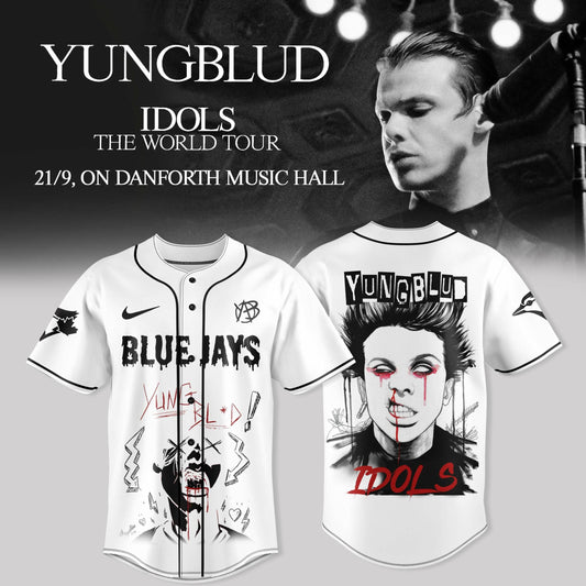 Toronto Blue Jays X YUNGBLUD: IDOLS THE WORLD TOUR NA TOUR Merch Jersey