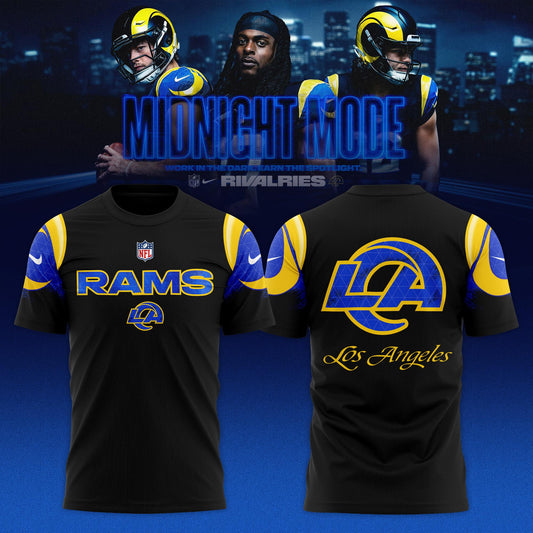 Los Angeles Rams Midnight Blue 2025 Rivalries Special T-shirt