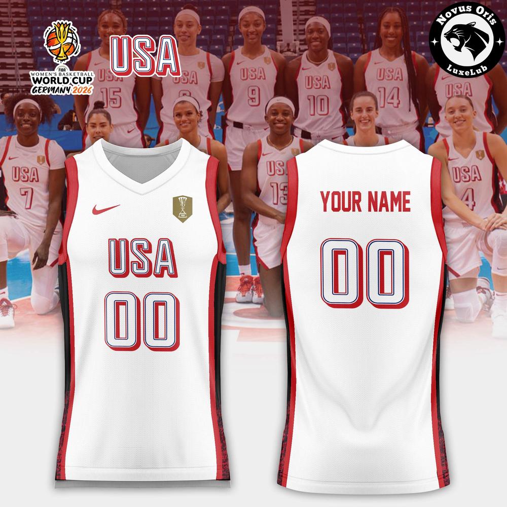 USA Women’s Basketball 2026 FIBA World Cup Custom Basketball Jersey