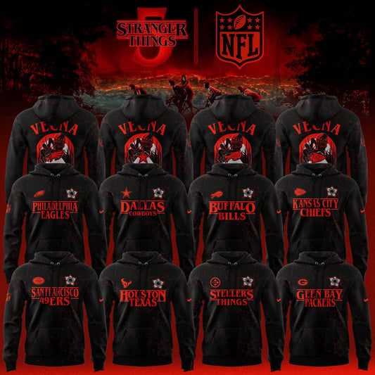 [Special Deal Black Friday] All NFL Teams x Stranger Things Limited Hoodie