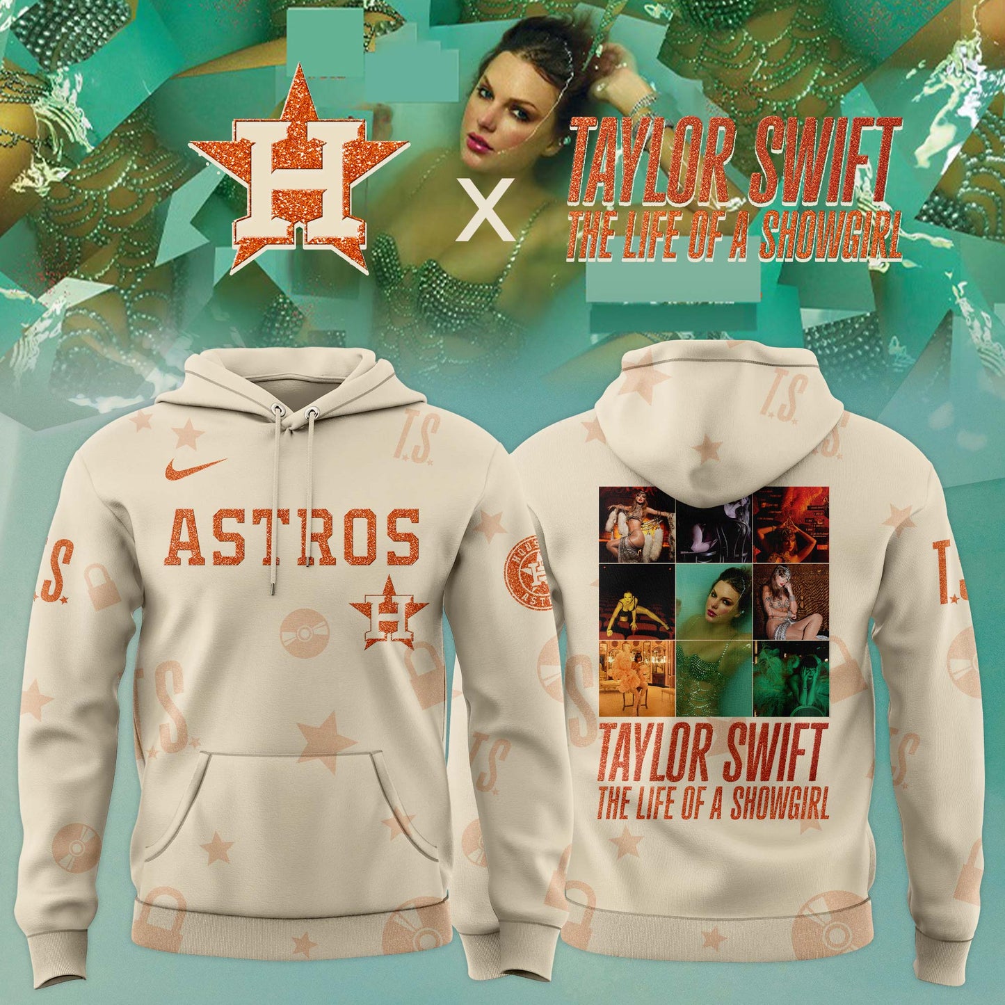MLB x Taylor Swift The Life of a Showgirl� 2025 Limited Editions Jersey Hoodie