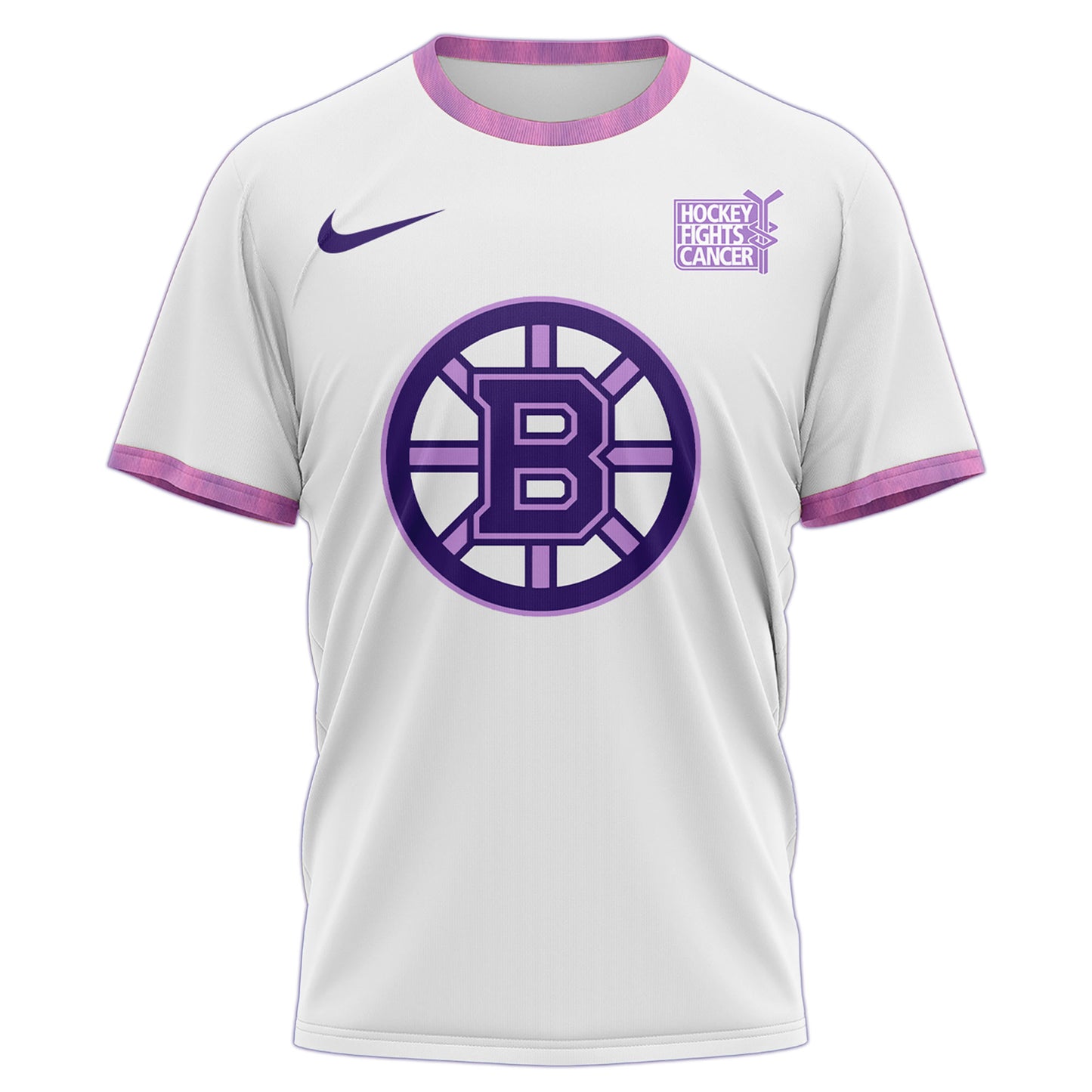 Boston Bruins x Hockey Fights Cancer T-Shirt Limited Edition