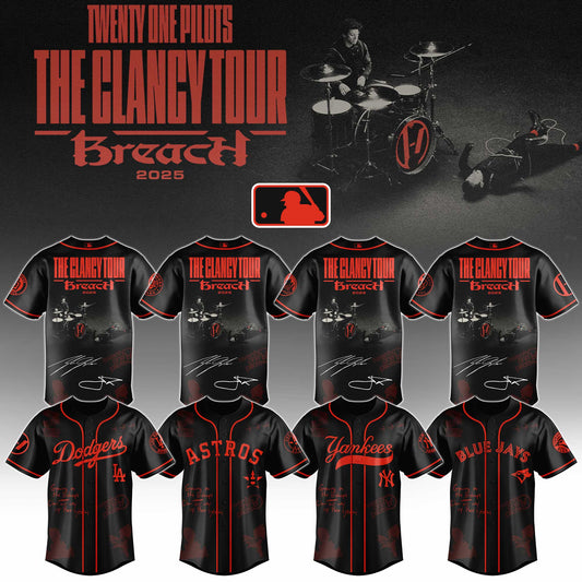 Baseball x Twenty One Pilots The Clancy World Tour� Jersey