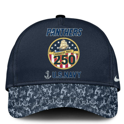 Carolina Panthers Navy 250th Birthday Hoodie Limited Edions