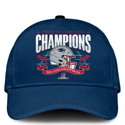 New England Patriots 2025 AFC Conference Champions Hoodie