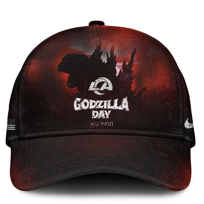 Los Angeles Rams x Happy Godzilla Day Hoodie Limited Edition