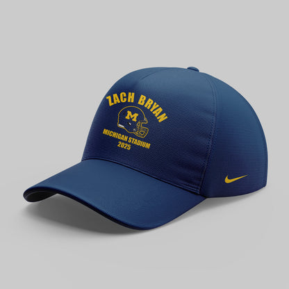 Limited Edition Michigan Fb Zach “The Quittin’ Time Tour 2025” Michigan Stadium TShirt