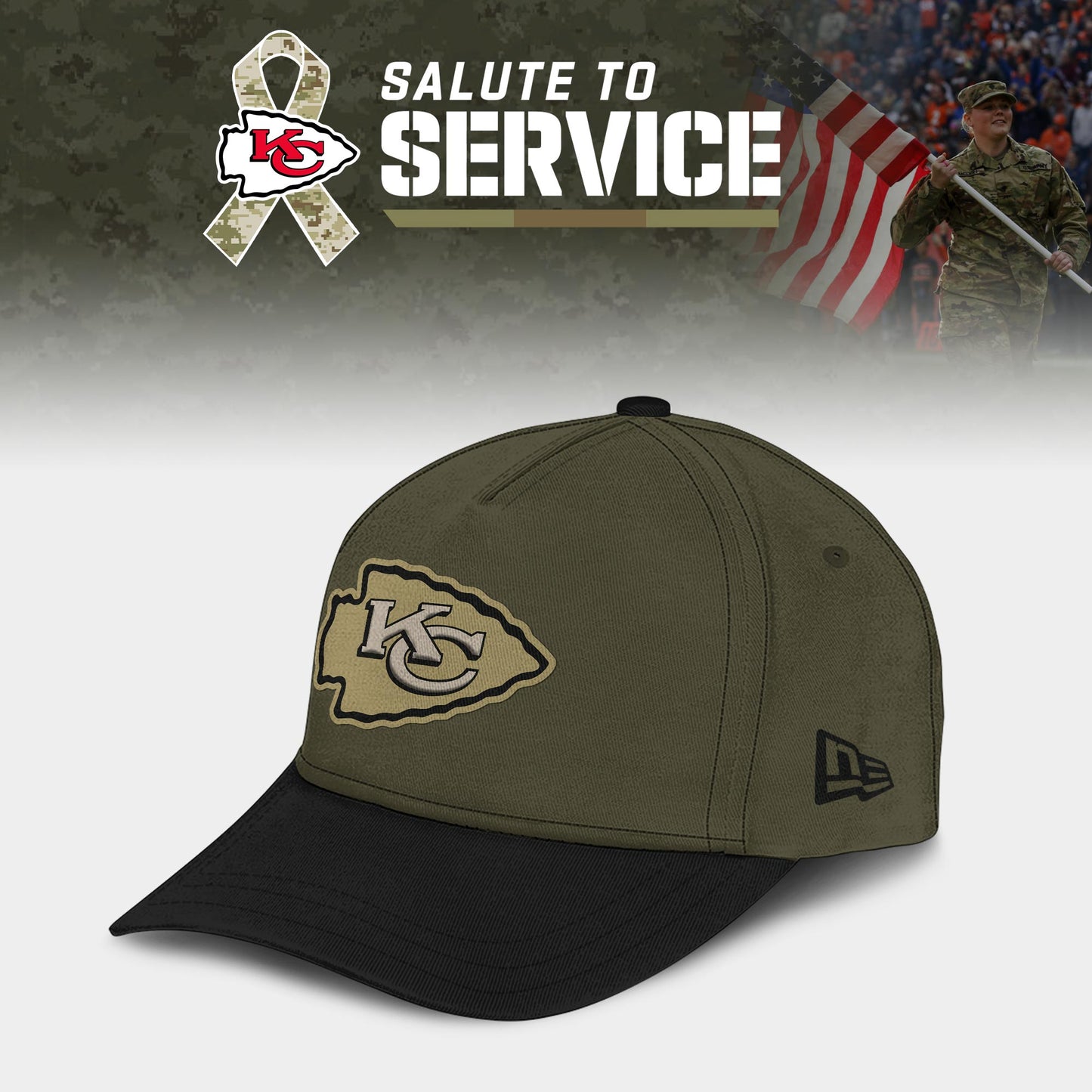 Kansas City Chiefs 2025 NFL Salute to Service Limited Edition Hoodie