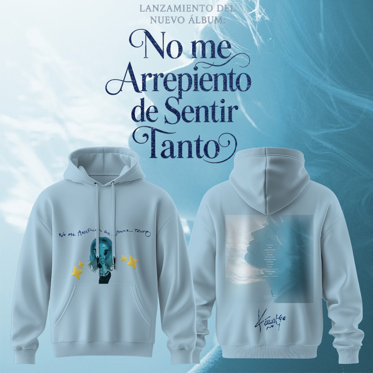 KaRol G Album “NO ME ARREPIENTO DE SENTIR TANTO” .Limited Edition Signature Hoodie