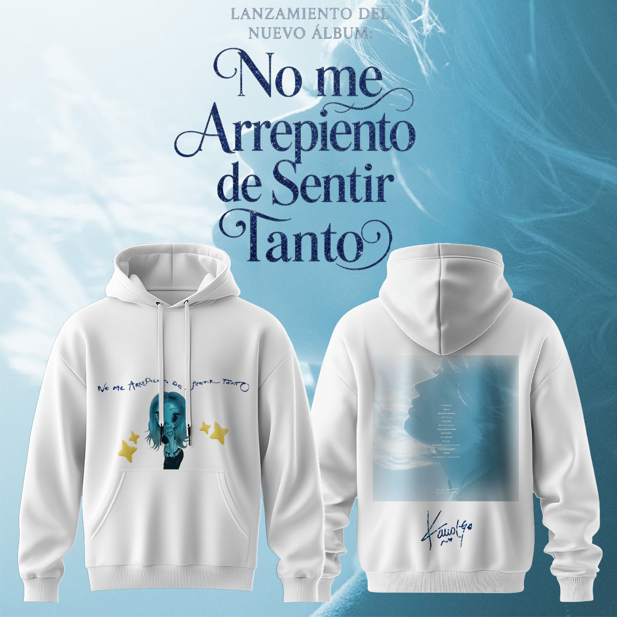 KaRol G Album “NO ME ARREPIENTO DE SENTIR TANTO” .Limited Edition Signature Hoodie
