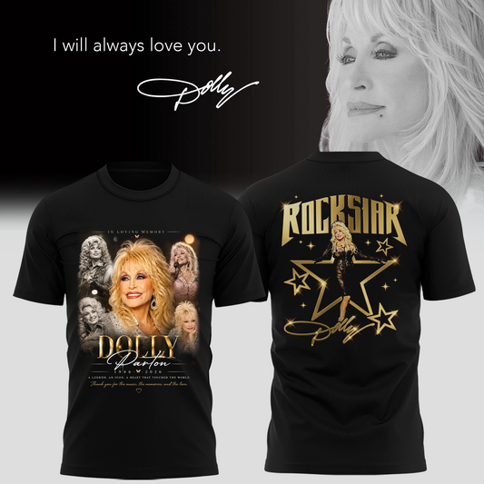 RIP Thank You Dolly - I Will Always Love You Limited Edition Combo T-Shirt