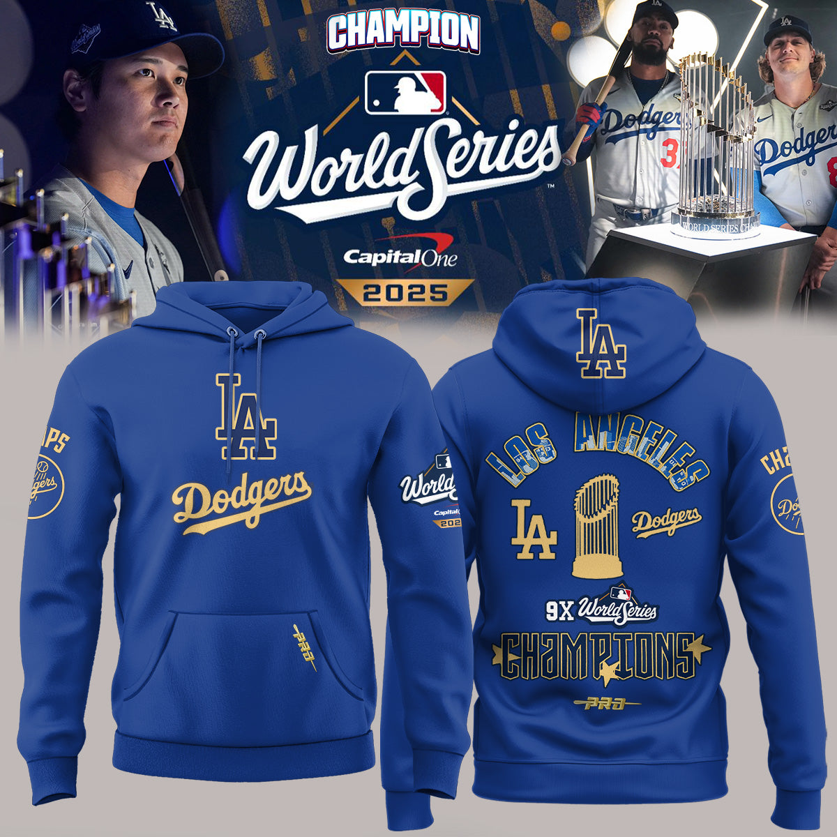 Los Angeles Dodgers x World Series Champion 2025 Hoodie Limited Edition