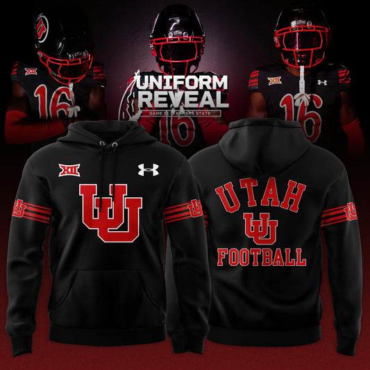 Utah Utes Black Throwbacks Combo Hoodie