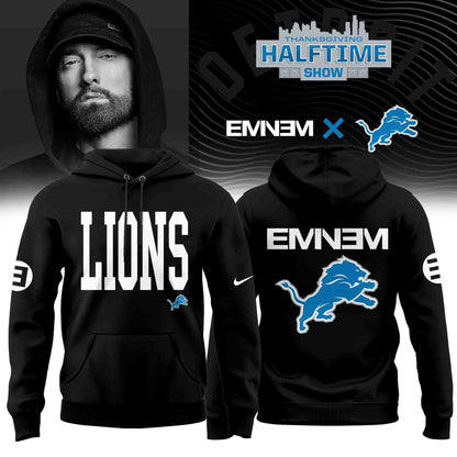Eminem x Detroit Lions “Thanksgiving Halftime Show” Limited Edition Hoodie
