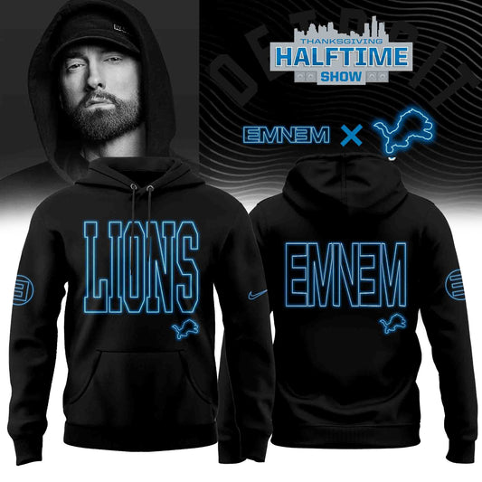 Eminem x Detroit Lions “Thanksgiving Halftime Show” Limited Edition Hoodie
