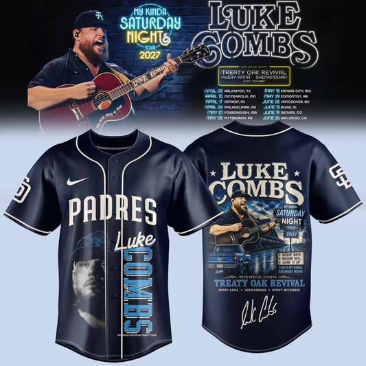 San Diego Padres x My Kinda Saturday Night Tour 2027 Jersey Edition