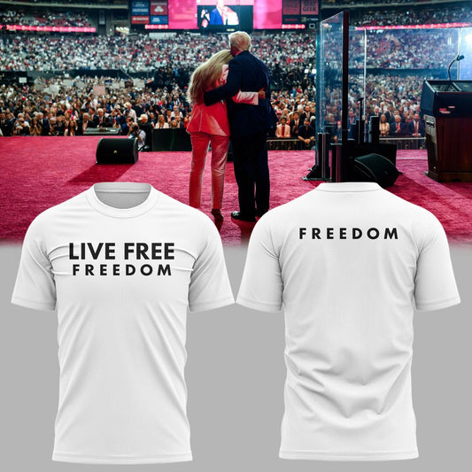 Special Edition Charlie Kirk Live Free T-shirt
