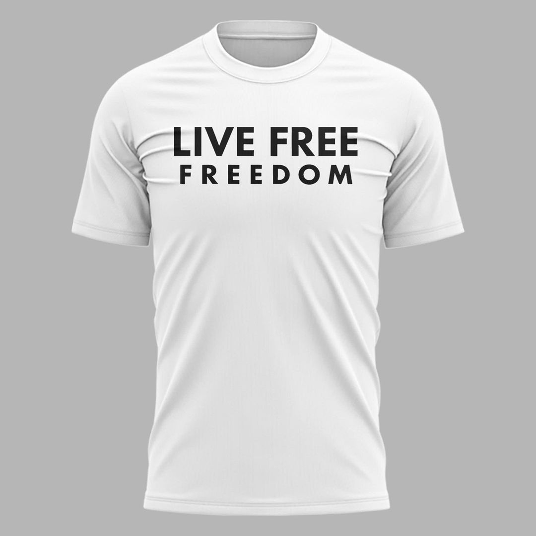 Special Edition Charlie Kirk Live Free T-shirt
