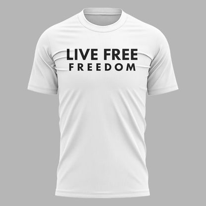 Special Edition Charlie Kirk Live Free T-shirt