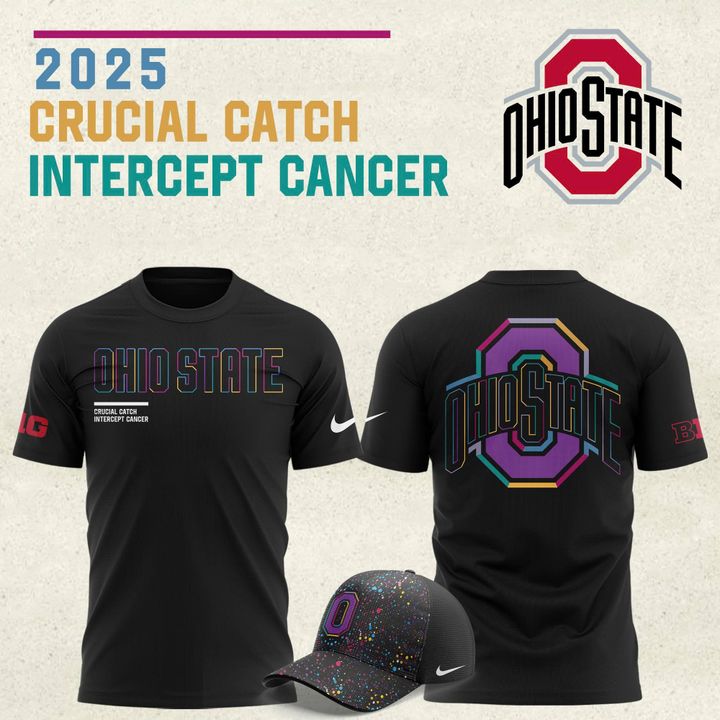 Ohio State Football 2025 Crucial Catch T-shirt