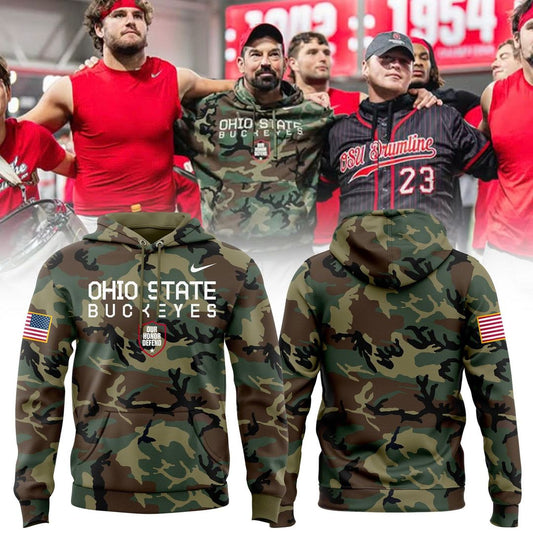 Ohio State Buckeyes 2025 Military Appreciation Limited Edition Hoodie