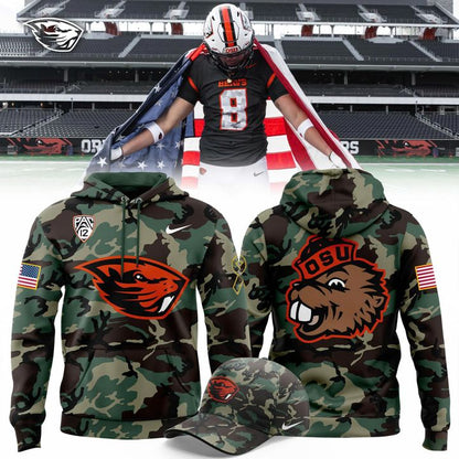 Oregon State Football Military Appreciation Night 2025 Hoodie (V1)