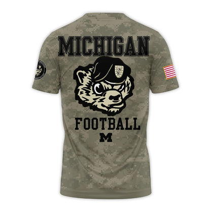 Michigan Wolverines Salute To Service T-shirt