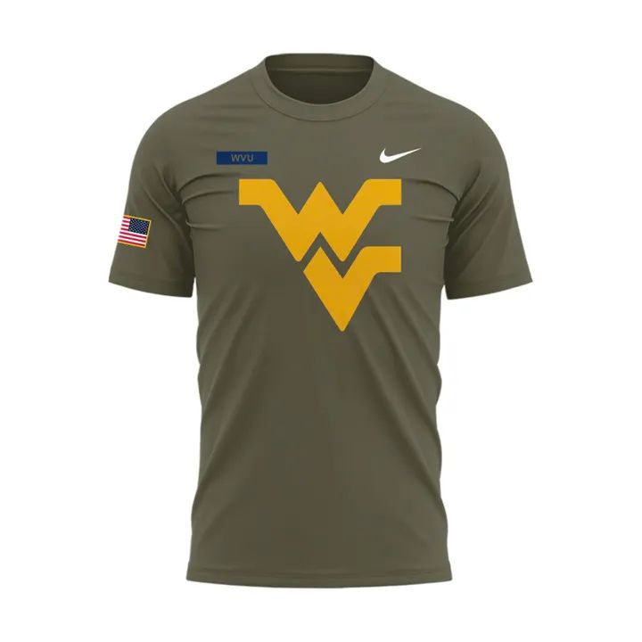 West Virginia Football 2025 Military Appreciation Limited Edition T-shirt