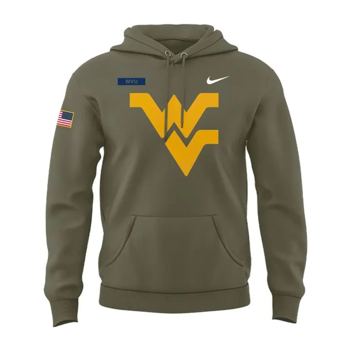 West Virginia Football 2025 Military Appreciation Limited Edition Hoodie